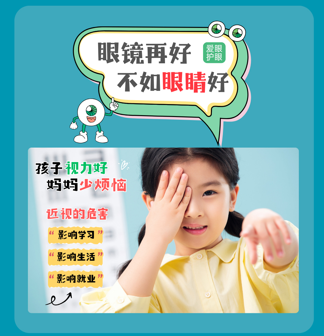 眼镜再好不如眼睛好