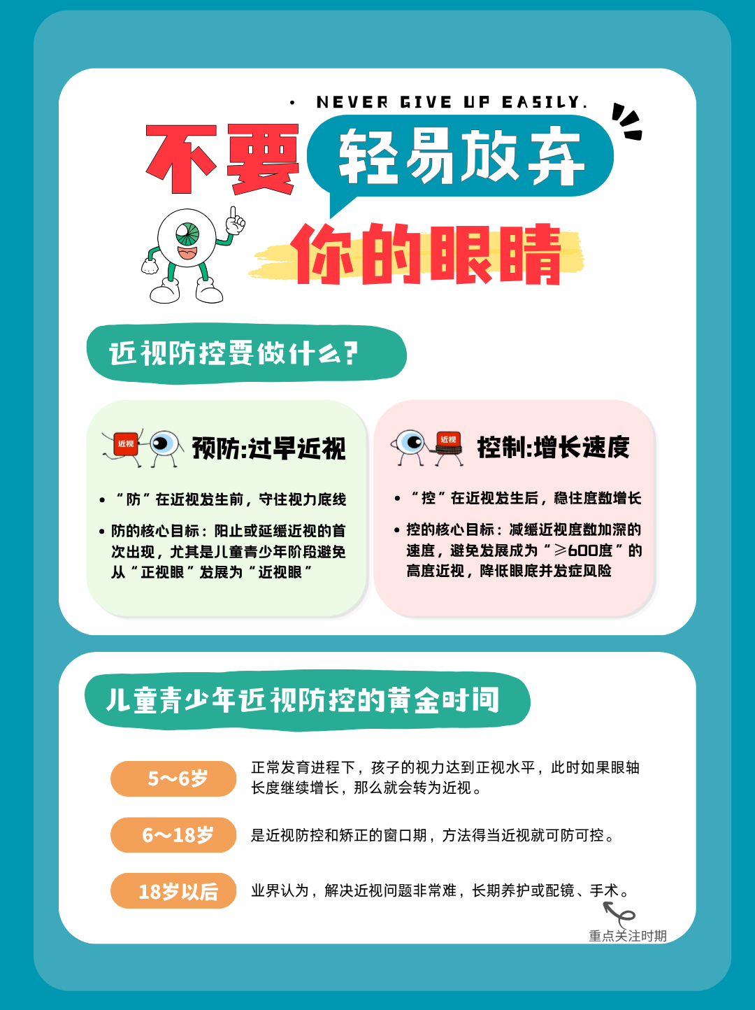 不要轻易放弃你的眼睛
